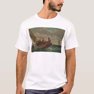 Camiseta Breezing Up (Um Vento Favorável) de Winslow Homer