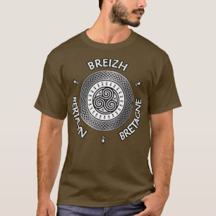 Camiseta Breizh aeyn Bretagne Triskele Ermine Celtic Knot 1