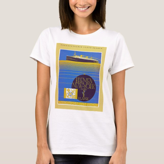 Camiseta Bremen - New York in der 1rua Classe (Frente)