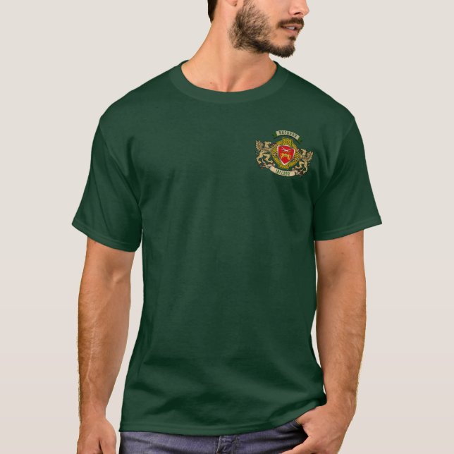 Camiseta Brennan Irish Shield & Griffins Personalizados (Frente)