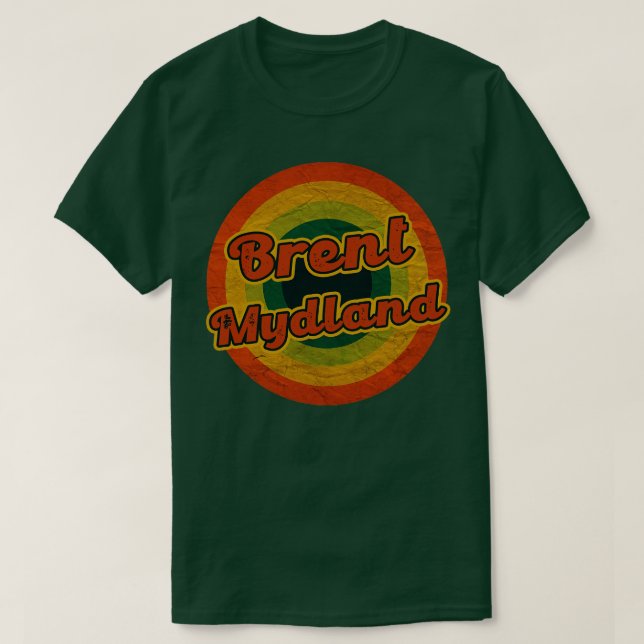 Camiseta brent mydland (Frente do Design)
