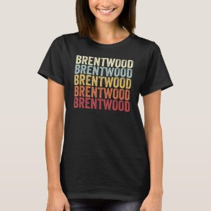 Camiseta Brentwood Pennsylvania Brentwood PA Retro Vintage