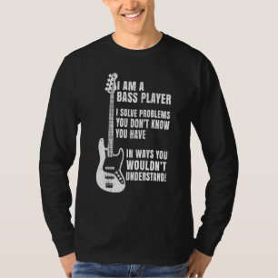 Camiseta Bresa De Definição Do Jogador De Bass Para Guit De