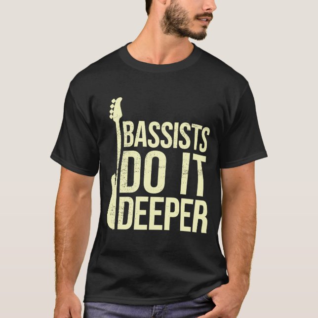 Camiseta Bresas De Piada Do Jogador De Bass Faça-O Mais Pro (Frente)