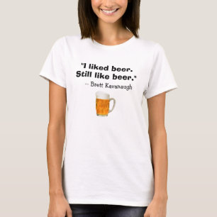 Camiseta Brett Kavanaugh Suprema Corte Eu Gostei De Cerveja