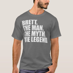 Camiseta Brett Name Brett nome próprio Brett