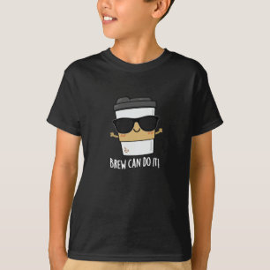 Camiseta Breu Pode Fazer Isso Positivo Café Pun Dark BG