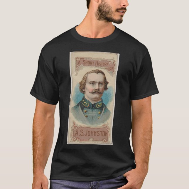 Camiseta Breve história do general Albert Sydney Johnston (Frente)