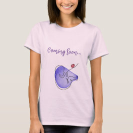 Camiseta Brevemente - Anúncio do bebê