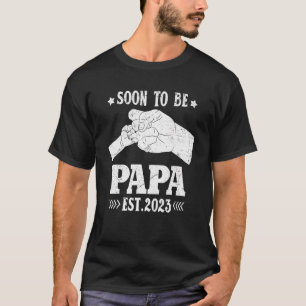 Camiseta Brevemente Ser Papa Est 2023 Anúncio De Gravidez