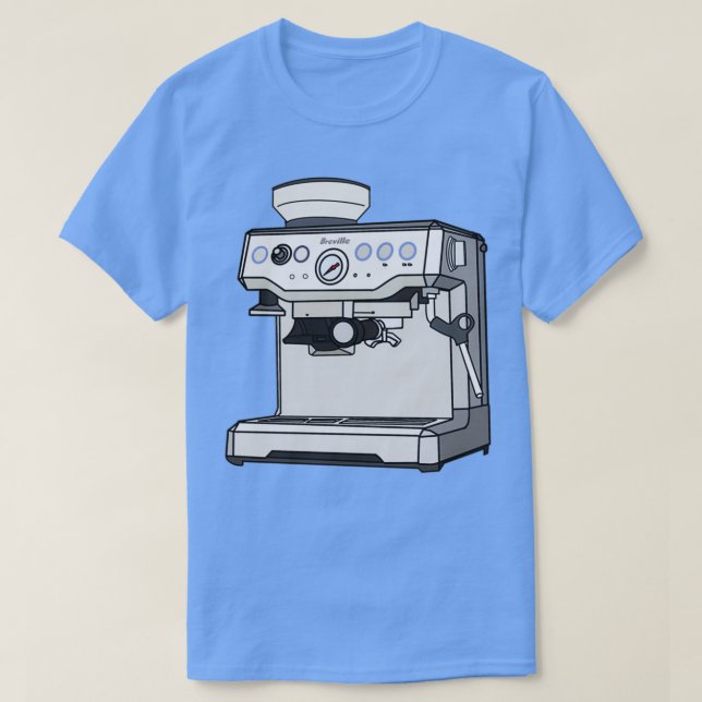 Camiseta Breville Barista Express colored sticker  (Frente do Design)