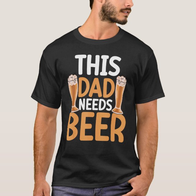 Camiseta Brewer Beer  Beer Drinker Alcohol Dad Fathers Day  (Frente)
