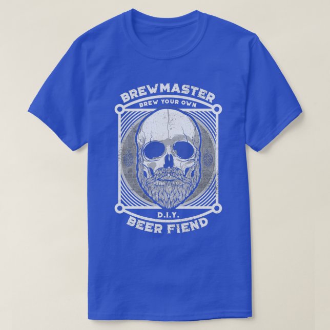 Camiseta Brewmaster Beer Fiend (Frente do Design)