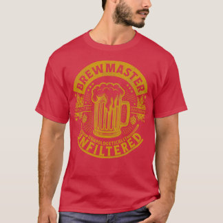 Camiseta Brewmaster sem desculpas não filtrado
