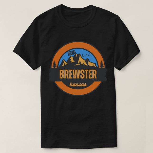 Camiseta Brewster, Kansas (Frente do Design)