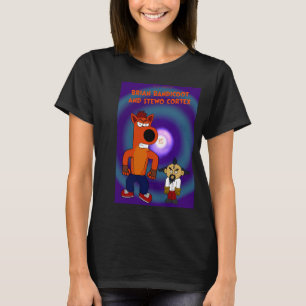 Camiseta Brian Bandicoot e Stewo Cortex