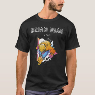 Camiseta Brian Head Utah EUA Esqui Retro