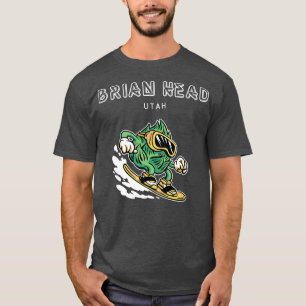 Camiseta Brian Head Utah Funny Snowboard Beer Saltos