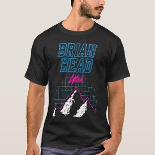 Camiseta Brian Head Utah Ski Resort BACK IMPRESSÃO 3