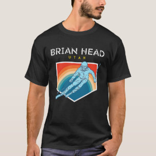 Camiseta Brian Head Utah Ski Resort BACK IMPRESSÃO 5