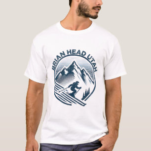 Camiseta Brian Head Utah Ski Resort Winter ski
