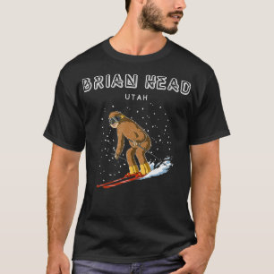 Camiseta Brian Head Utah Sloth Ski Gift