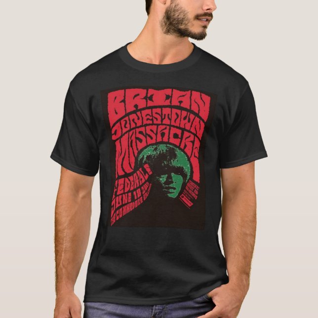 Camiseta Brian Jonestown Massacre Clássico T-Shirt (Frente)