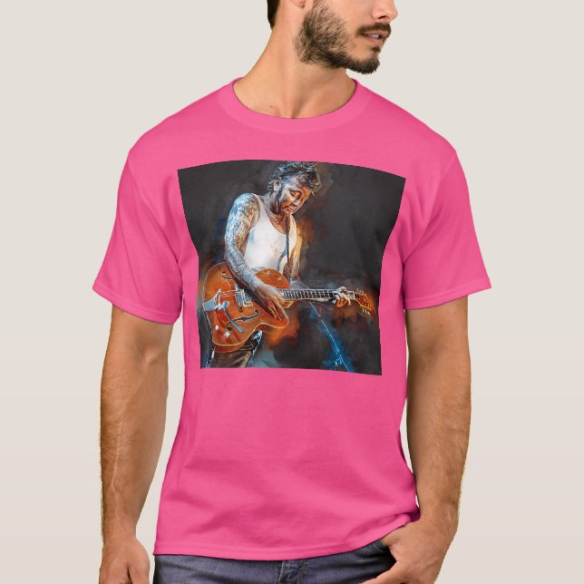 Camiseta Brian Setzer Stray Cats (Frente)