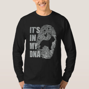Camiseta Briard DNA Mãe Pai Cachorro