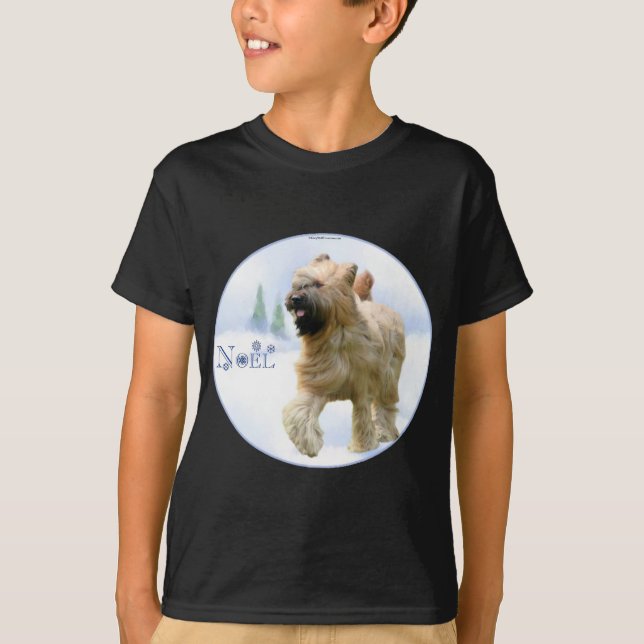 Camiseta Briard Noel (Frente)