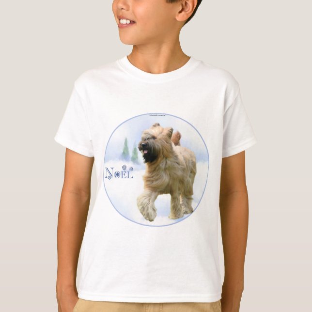 Camiseta Briard Noel (Frente)