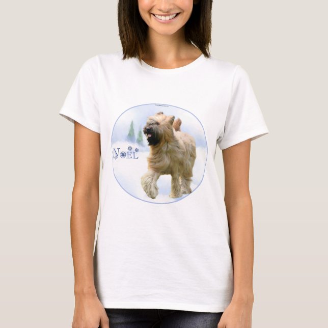 Camiseta Briard Noel (Frente)