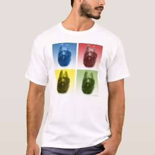 Camiseta Briard Pop Art