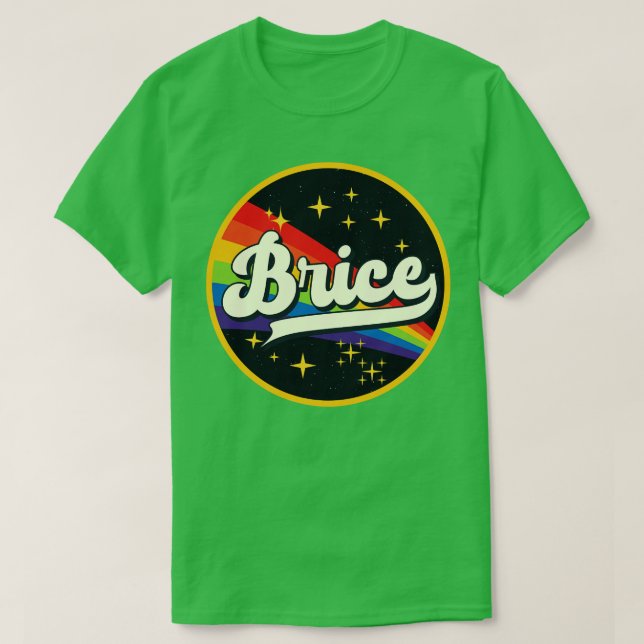 Camiseta Brice Rainbow No Space Vintage Style (Frente do Design)