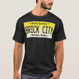Camiseta Brick City Newark NJ City New Jersey license plate