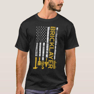 Camiseta Brick Mason Bricklayer Masonry Construction Ufla