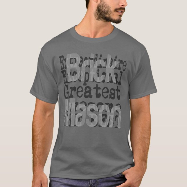 Camiseta Brick Mason Extraordinaire (Frente)
