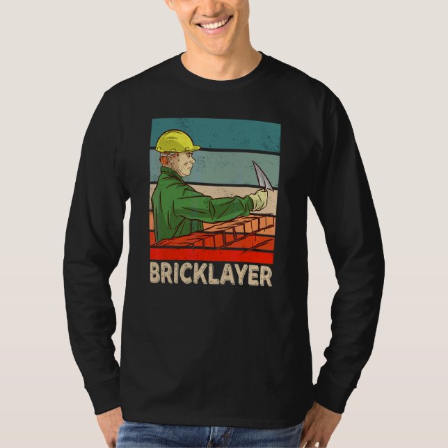 Camiseta Bricklayer Bricklay Mason Brick 1 (Frente)