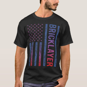 Camiseta Bricklayer Vermelho Azul