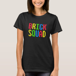 Camiseta Bricks Squad Toy Store Evento Trip Gamer Garage Sa
