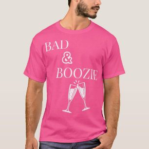 Camiseta Bride and Boujee Bachelorette Shirts Bad and Boozi