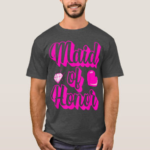 Camiseta Bride Bachelorette Party Maid Of Honor T-Shirt