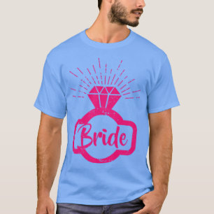 Camiseta Bride Diamond Ring Ping Vintage em desgosto Presen