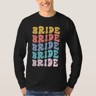 Camiseta Bride I Do Crew Retro Bachelorette Party Bride Bri