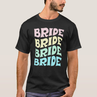 Camiseta Bride I Do Crew Retro Bachelorette Party Bride Bri