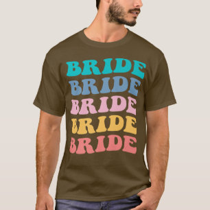 Camiseta Bride I Do Crew Retro Bachelorette Party Bride Bri