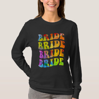 Camiseta Bride I Do Crew Tie Dye Bachelorette Party Bride B