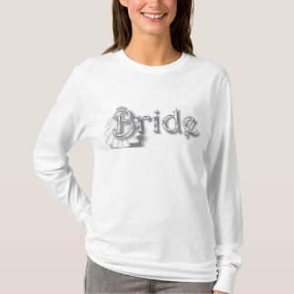 Camiseta ♥ Bride - para festa de solteira, Chá, lua de mel