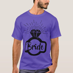 Camiseta Bride Ring Diamond Bride para ser Bachelorette