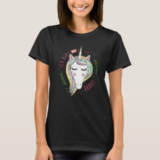 Camiseta Bride saying with unicorn  party hen party